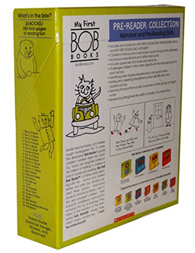 My First BOB Books COLLECTION Box Set [Alphabet & Pre-reading Skills] [24 Books] (Age 2 and Up)
